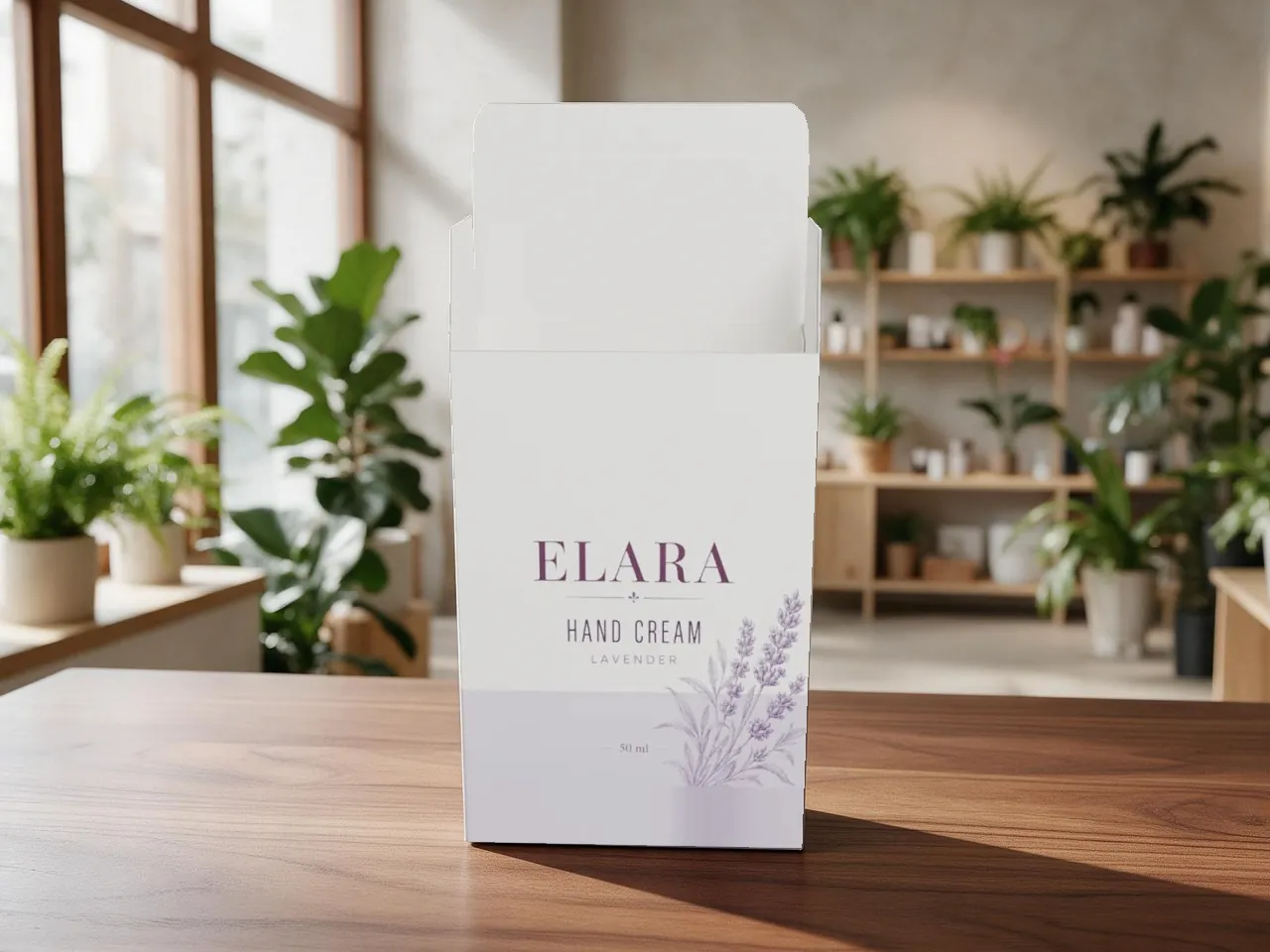 Retail Product Box — Tuck Top, Snap-Lock Base · 3D FOLDED