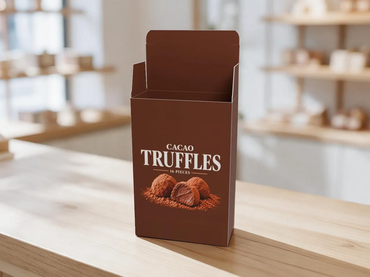 Retail Product Box — Tuck Top, Snap-Lock Base (Model 2) · 3D FOLDED