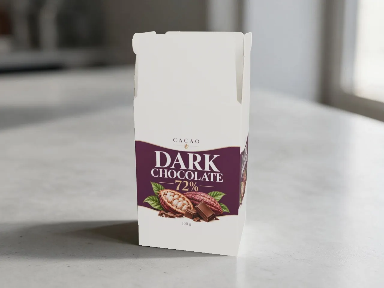Retail Product Box — Claw Lock Top, Snap-Lock Base · 3D FOLDED
