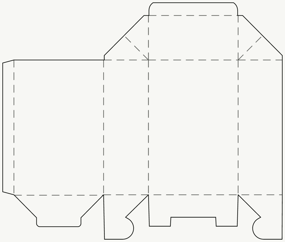 Étui produit pour la vente au détail tracé 2D