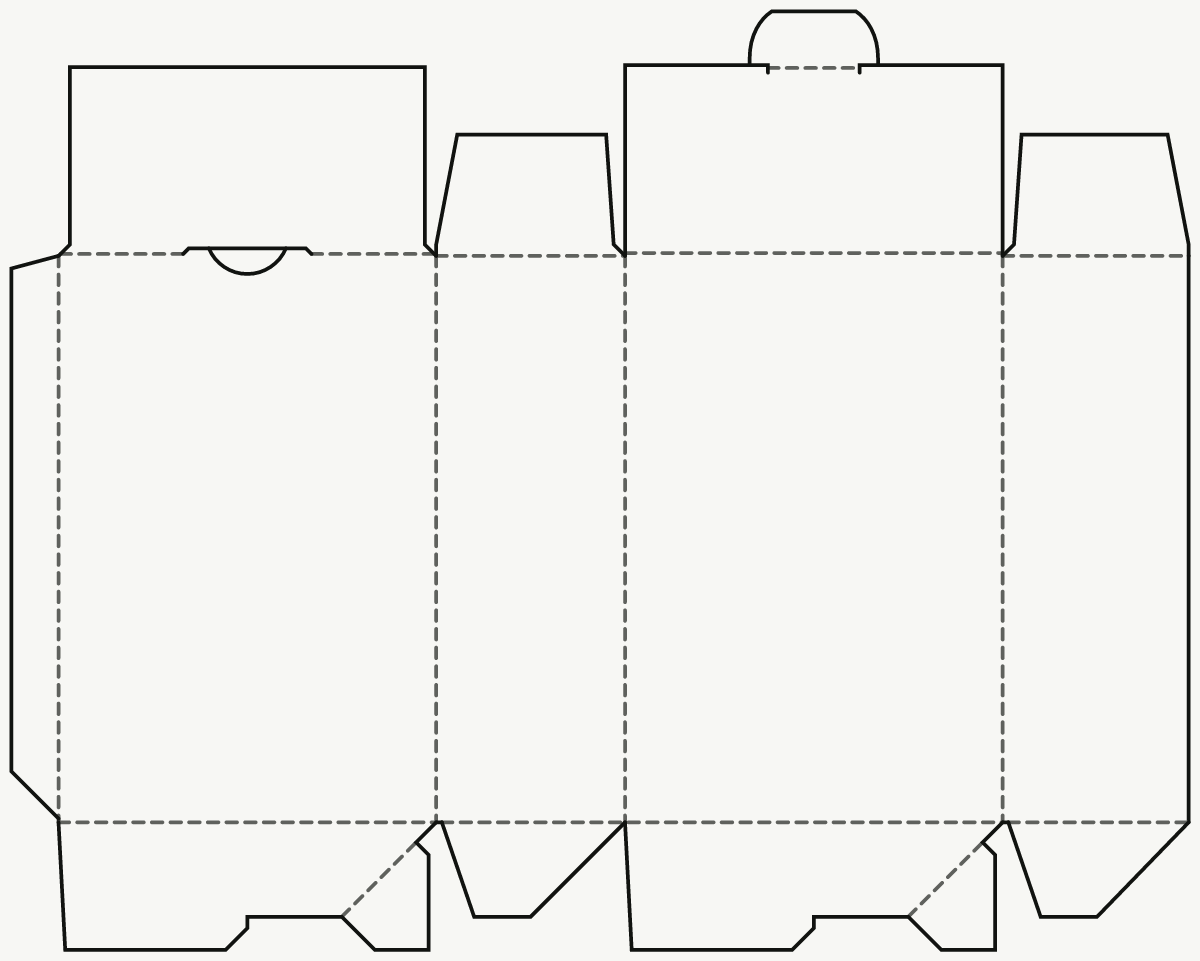 Étui produit pour la vente au détail tracé 2D
