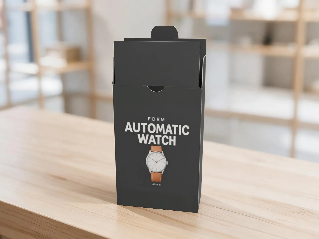 Retail Product Box · 3D FOLDED