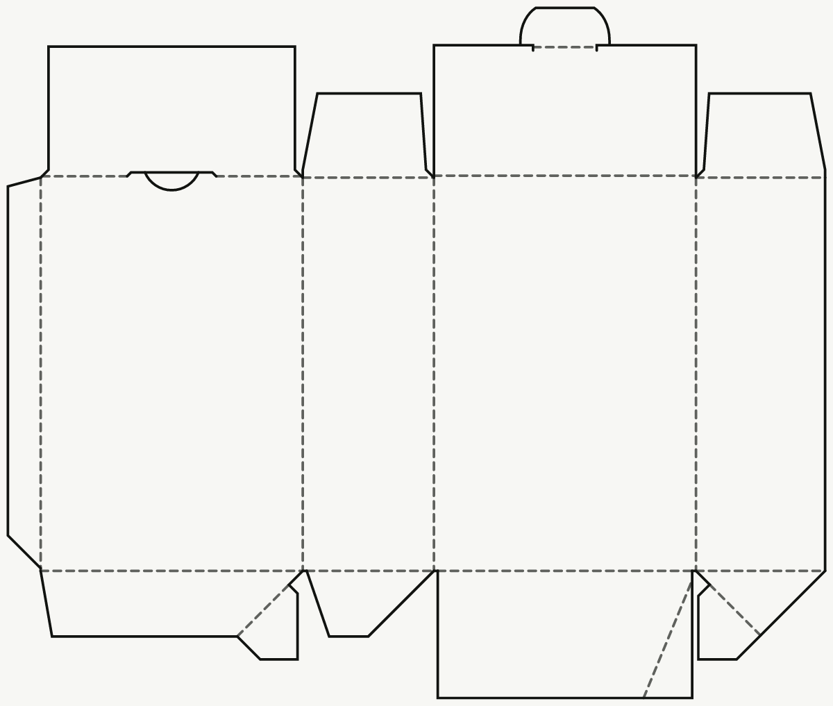Étui produit pour la vente au détail tracé 2D