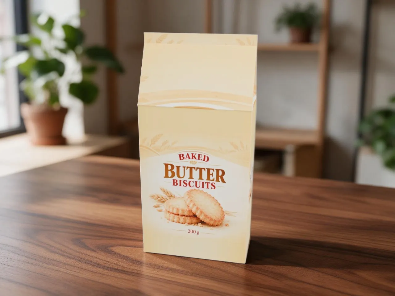 Retail Product Box — Sealed Top, Auto-Bottom Base · 3D FOLDED