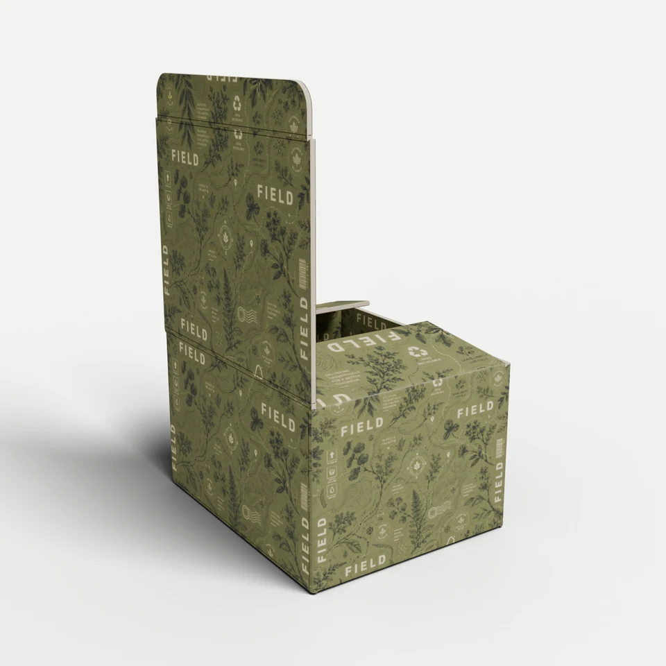E-Commerce Mailer Box — Tuck Top, Snap-Lock Base · 3D box
