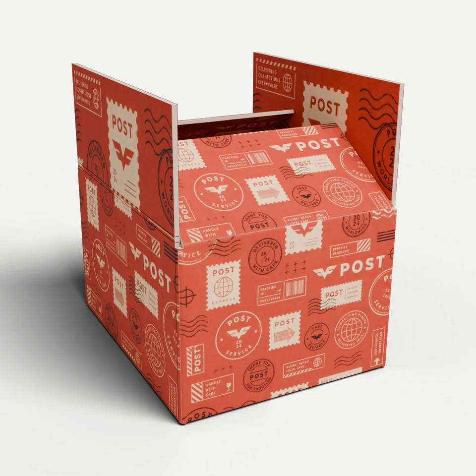 E-Commerce Mailer Box — RSC Top, Snap-Lock Base · 3D box