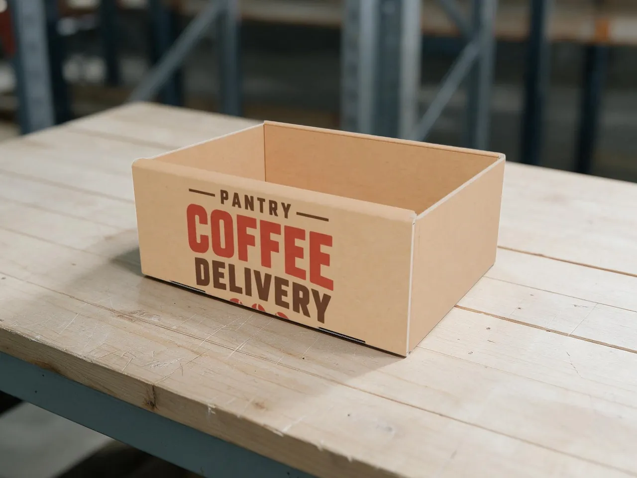 Shipping Carton — Self-Locking Telescope Tray and Cover · 3D box