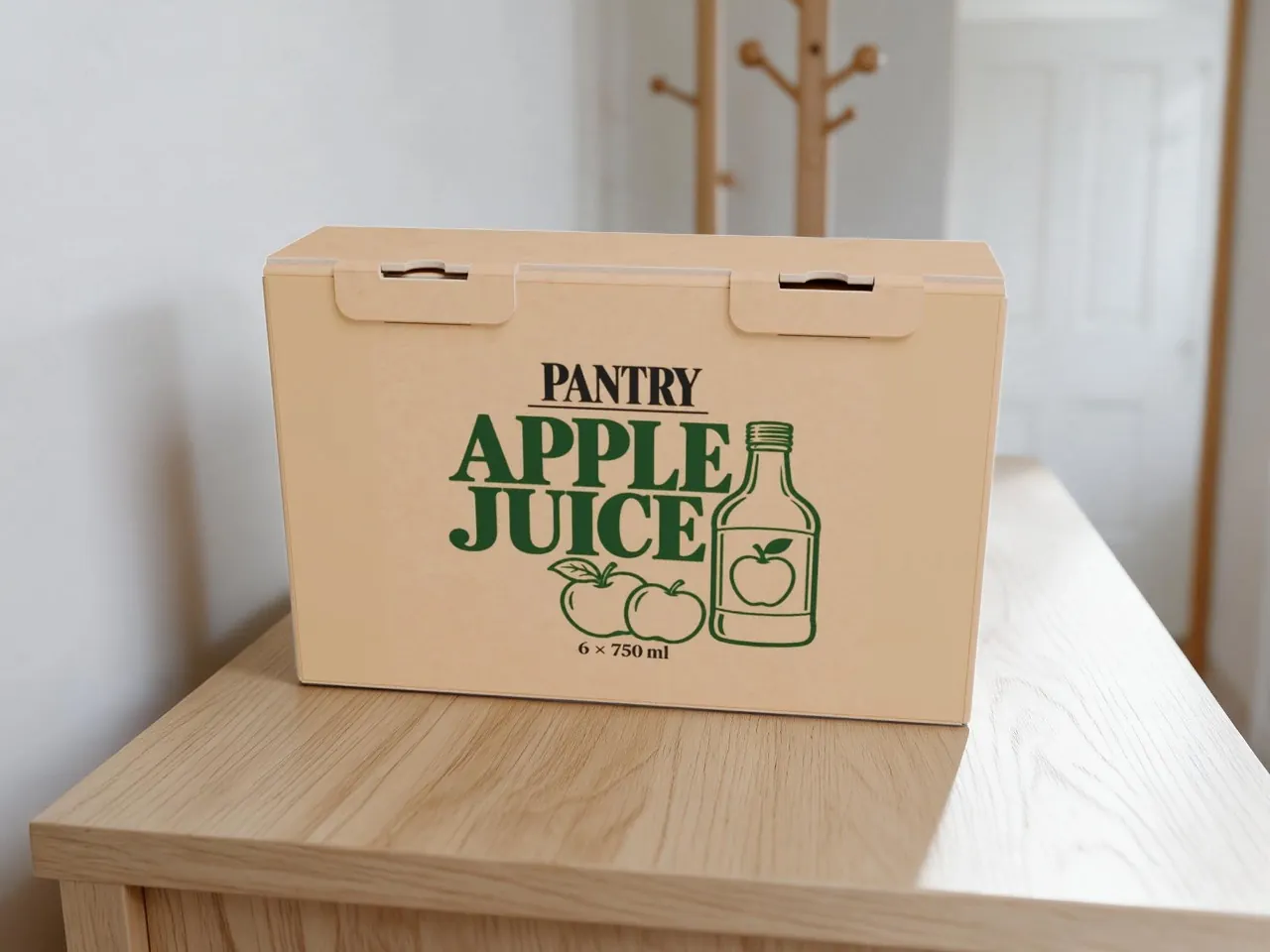 E-Commerce Mailer Box — Crash-Lock Base, Twin Lock Tabs · 3D box